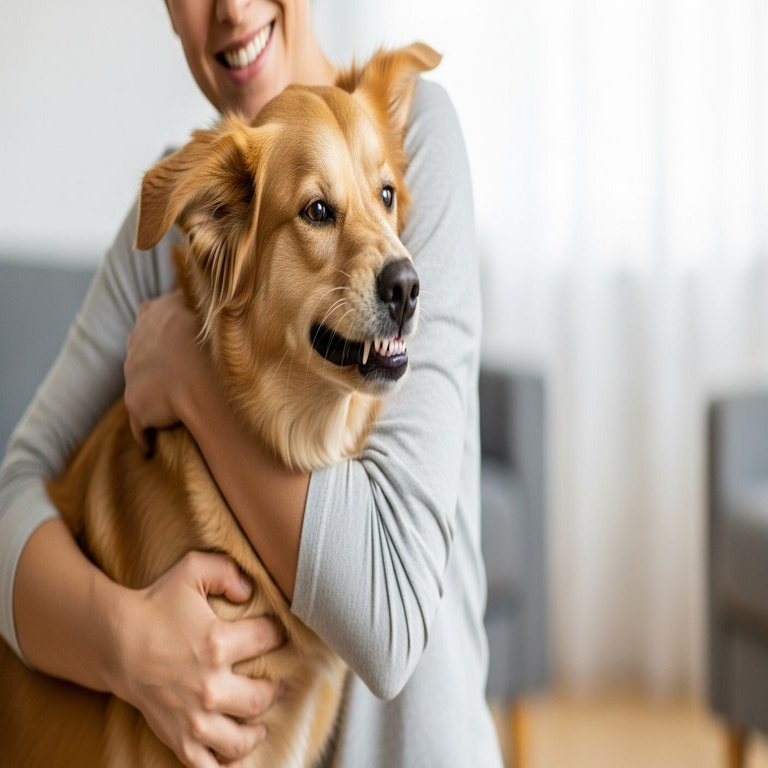 Razones por las que se recomienda evitar abrazar a su perro según la inteligencia artificial: podría implicar riesgos potenciales.