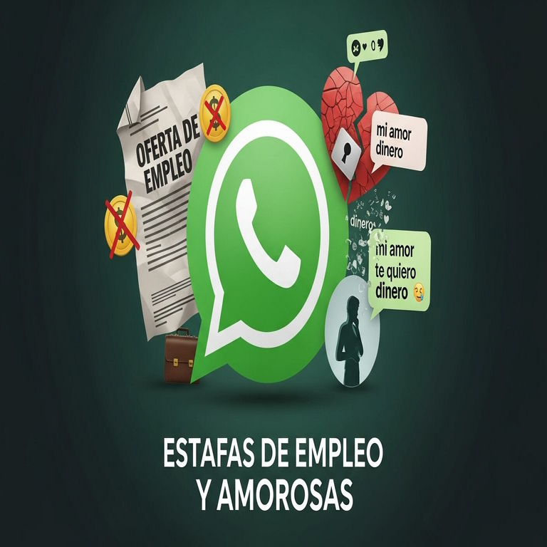 Cuatro fraudes habituales en WhatsApp: desde un romance perfecto hasta una oferta laboral inexistente