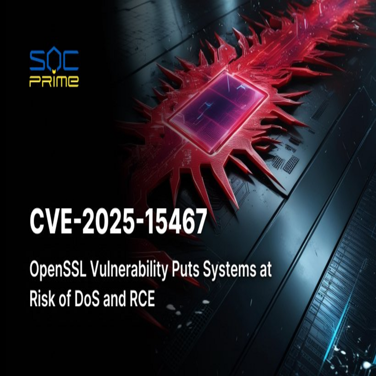 La vulnerabilidad CVE-2025-15467 en OpenSSL permite denegación de servicio y ejecución remota de código.
