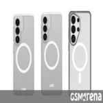 Diseño de la línea Galaxy S26 revelado mediante renders filtrados de fundas magnéticas.