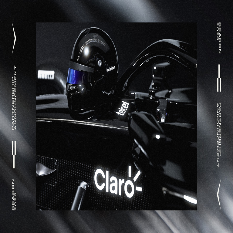 El equipo Cadillac de Fórmula 1® extiende la bienvenida a las marcas Telcel, Infinitum y Claro.