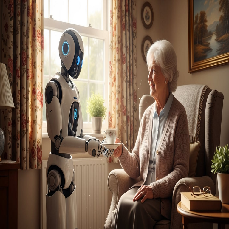 Del cuidado familiar a los robots: cómo la inteligencia artificial transforma la atención a los adultos mayores