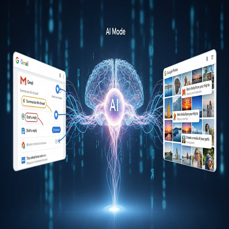 Acceso a respuestas optimizadas mediante el Modo IA en la búsqueda de Google