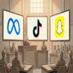 Por primera vez, Meta, TikTok y Snapchat enfrentan un juicio: se les acusa de inducir adicción en niños.