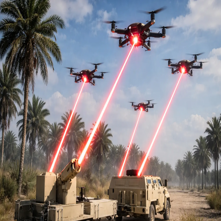 Los drones podrán realizar vuelos continuos indefinidamente sin requerir aterrizajes, mediante la recarga de sus baterías con tecnología láser.