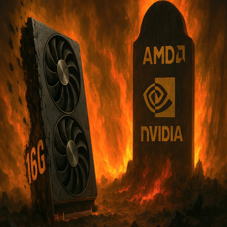 AMD abandona las tarjetas gráficas de 16 GB al ceder ante la crisis de memoria RAM y emular la estrategia de Nvidia.