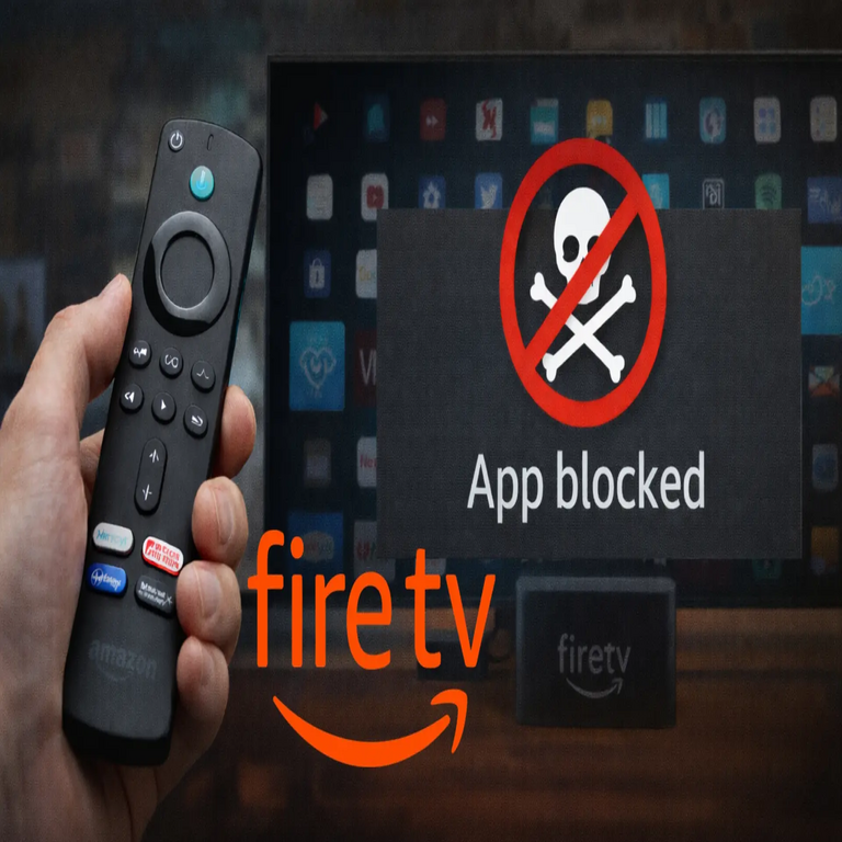 Amazon Fire TV impide de forma permanente la instalación de aplicaciones piratas y sus versiones clonadas.