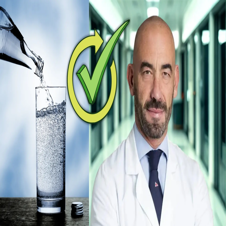 Matteo Bassetti, experto en divulgación científica y medicina, acerca del consumo de agua carbonatada: podría potenciar el metabolismo de la glucosa y contribuir a la reducción de peso.