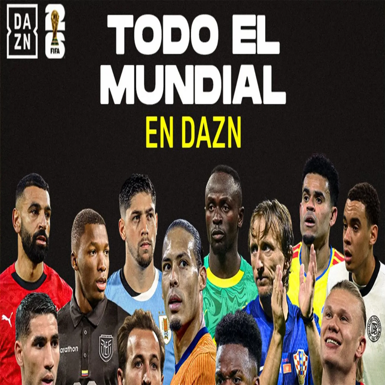 DAZN obtiene los derechos exclusivos del Mundial 2026, con solo unos pocos partidos accesibles de forma gratuita en la TDT.