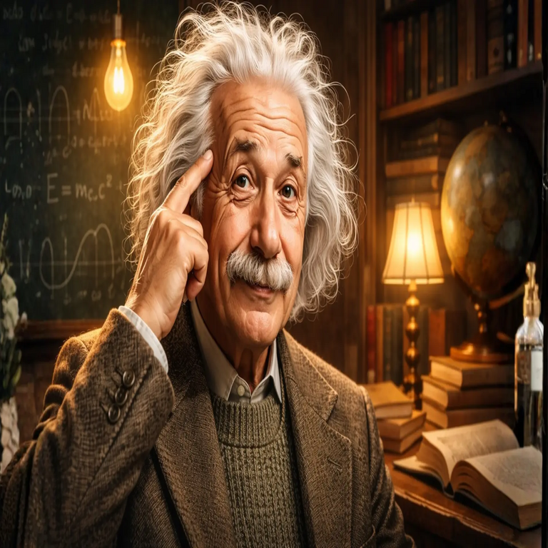 Albert Einstein, físico matemático: Es un principio establecido que la luz se propaga a mayor velocidad que el sonido, lo cual explica por qué ciertas personas aparentan ser brillantes hasta que las oímos expresarnos verbalmente.