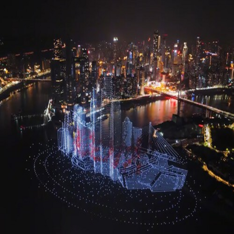 Los espectáculos de drones en China para 2026 representarán una innovación sin precedentes respecto a los precedentes observados.