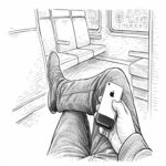 Realizar un gesto de pellizco en una pantalla táctil.