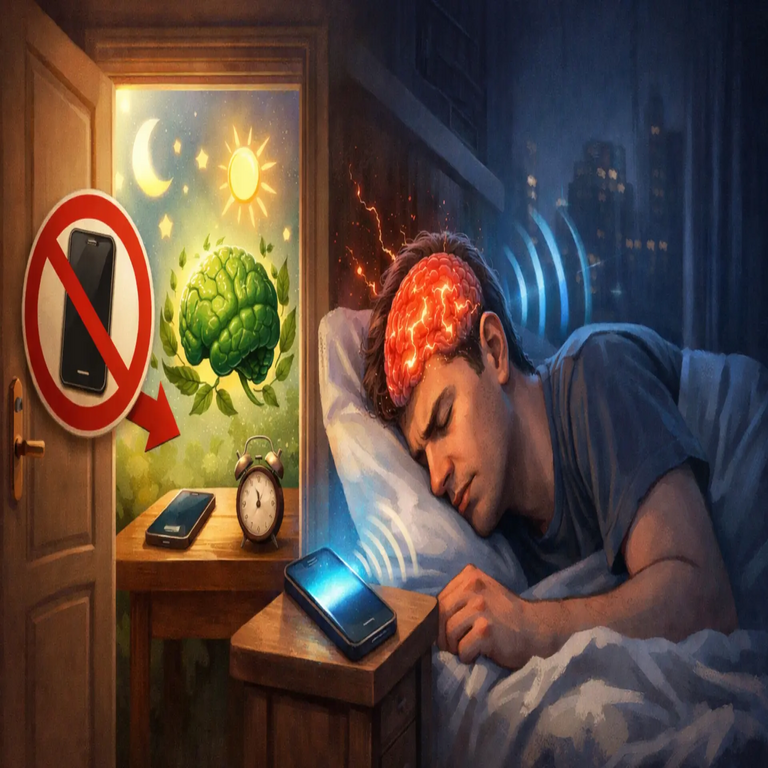 Diego Suárez, experto en envejecimiento, aconseja mantener el teléfono móvil fuera del dormitorio, pues dormir cerca de él impide la regeneración cerebral.