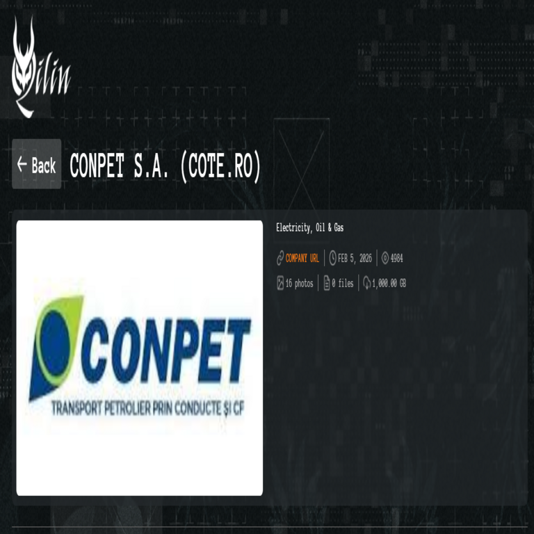 La firma nacional rumana de oleoductos Conpet informa de un ciberataque.