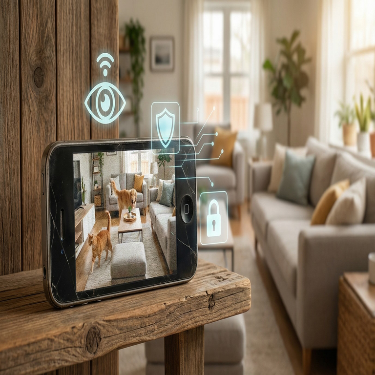 Cómo convertir un smartphone antiguo en una cámara de vigilancia residencial