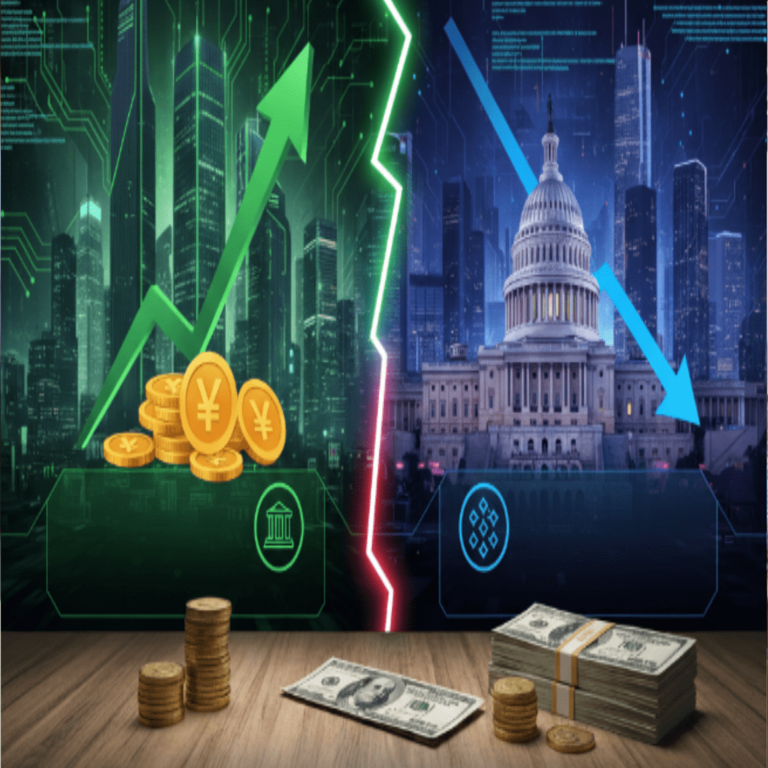 China amplía su influencia mediante el yuan digital; Estados Unidos persigue la supremacía con stablecoins.