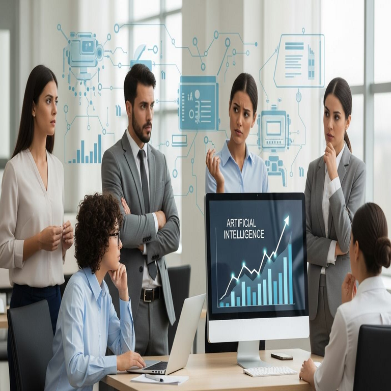 Un tercio de los trabajadores manifiesta temor a la pérdida de su empleo debido al avance de la inteligencia artificial.