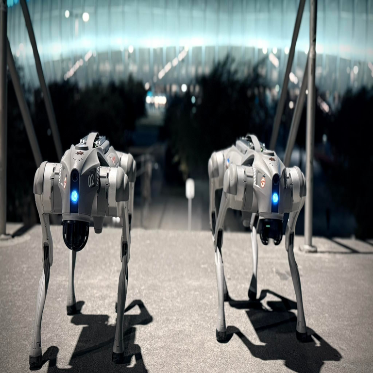 Perros robóticos como unidades policiales para el Mundial de Fútbol 2026 en Monterrey.