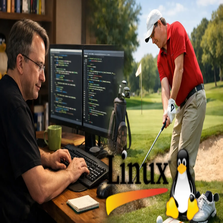Linus Torvalds, creador de Linux, compara la programación con cualquier deporte, enfatizando que exige esfuerzo constante, pues practicar golf solo un día por semana no produce avances significativos.