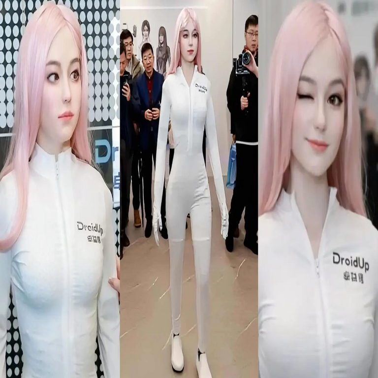 China presenta el primer robot biomimético histórico capaz de imitar la marcha humana, la sonrisa y el guiño ocular.