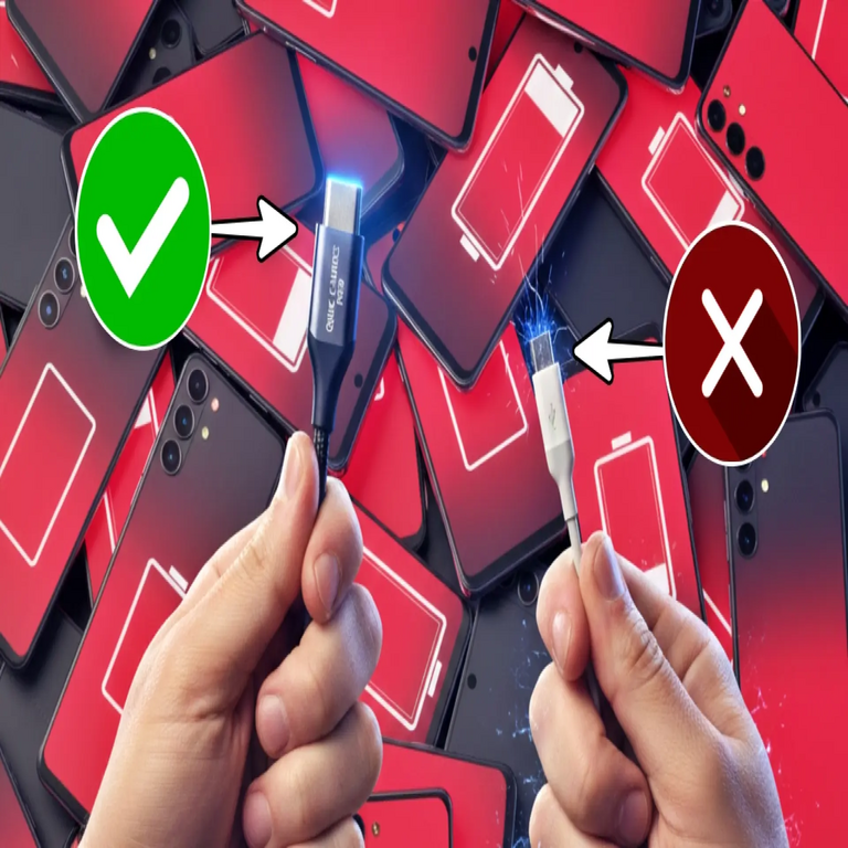 Cómo diferenciar un cable USB de carga rápida de uno de bajo consumo