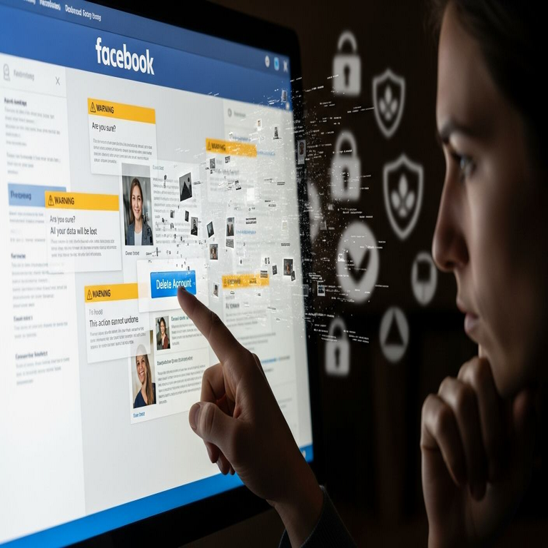 Guía para eliminar de forma permanente tu cuenta en Facebook y el destino de tus datos personales