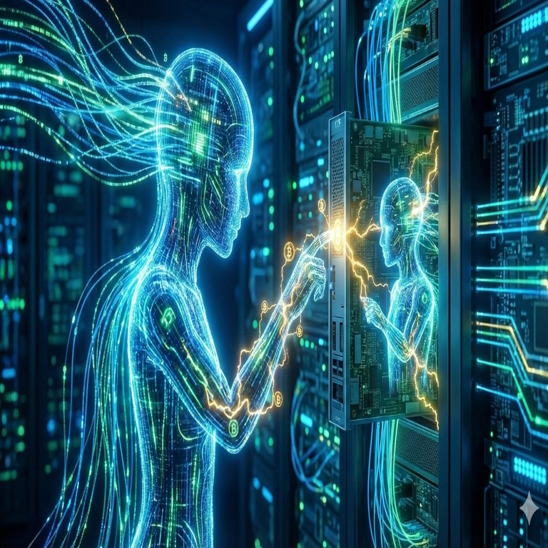 Inteligencia artificial genera su propio bot y lo financia de manera autónoma mediante la red Lightning de Bitcoin.