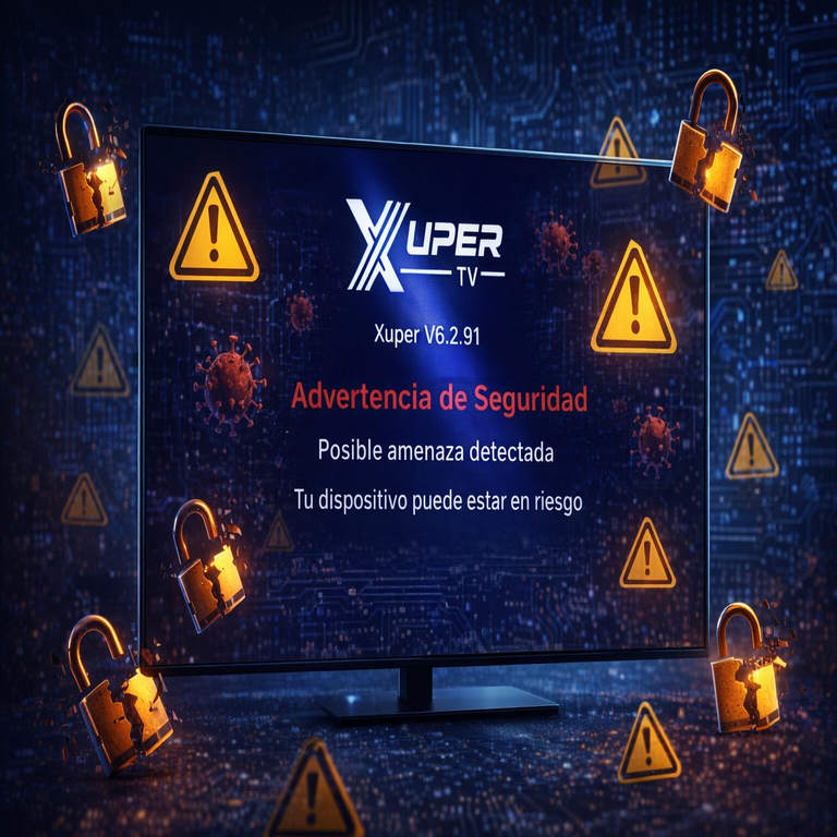 Instalación de Xuper TV en un televisor no basado en Android: la práctica no avalada por Google.