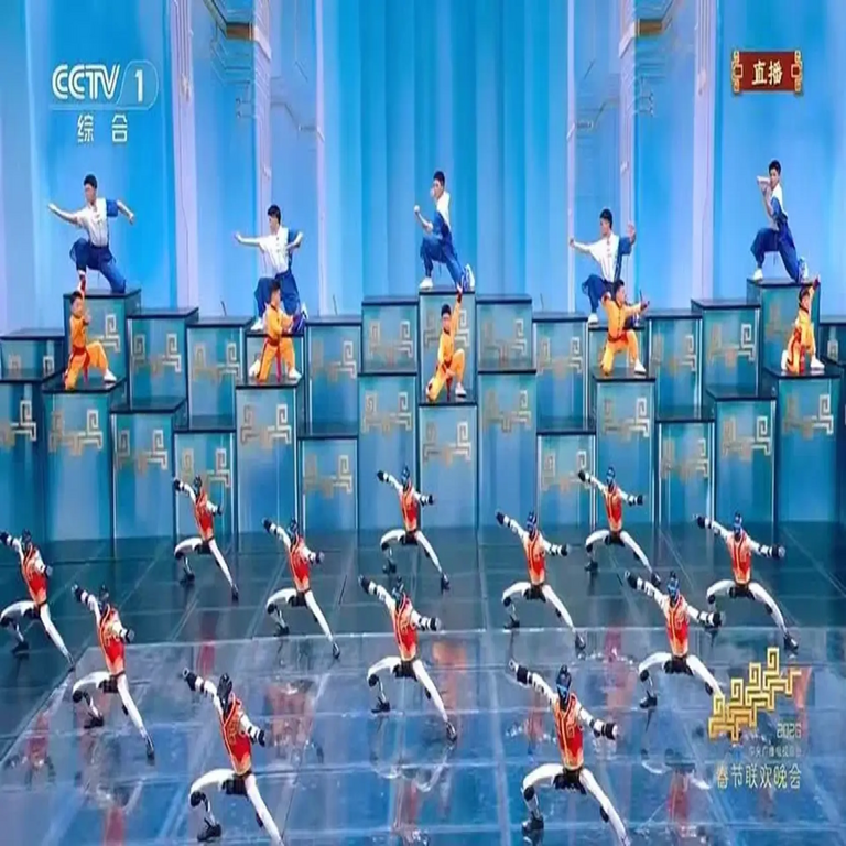 Robots humanoides dominan la Gala de Año Nuevo china: desde artes marciales hasta bailes tradicionales.