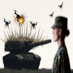 Tanques tipo erizo concebidos para contrarrestar la capacidad destructiva de los drones.
