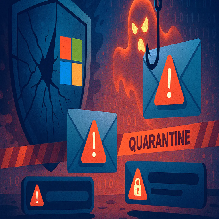 Error grave en las protecciones de Microsoft: mensajes de correo en aislamiento y enlaces web bloqueados por un supuesto phishing inexistente