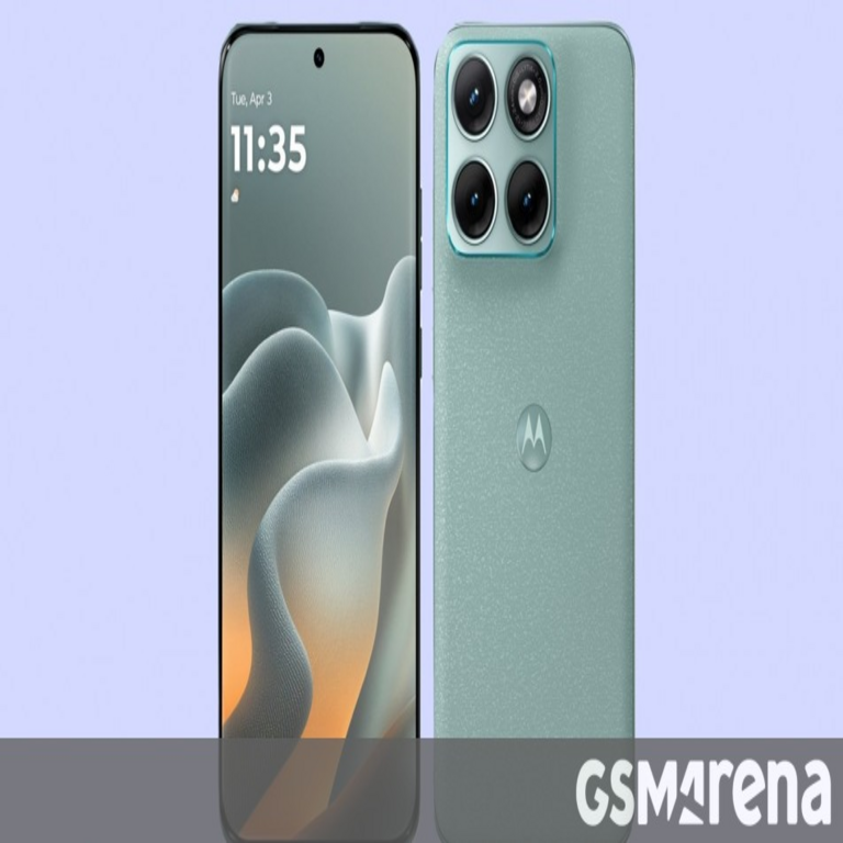 Imagen de marketing filtrada del procesador del Motorola Edge 70 Fusion.