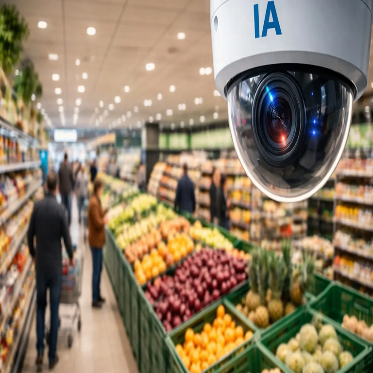 Las cadenas de supermercados equivalentes a Mercadona en Francia implementan inteligencia artificial para detectar y capturar a los ladrones.
