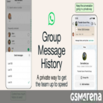 WhatsApp presenta una nueva función de historial de mensajes para grupos.