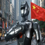 PM01: el robot de patrulla autónomo que ya opera en las vías públicas de China, comparado por expertos con el icónico Terminator.