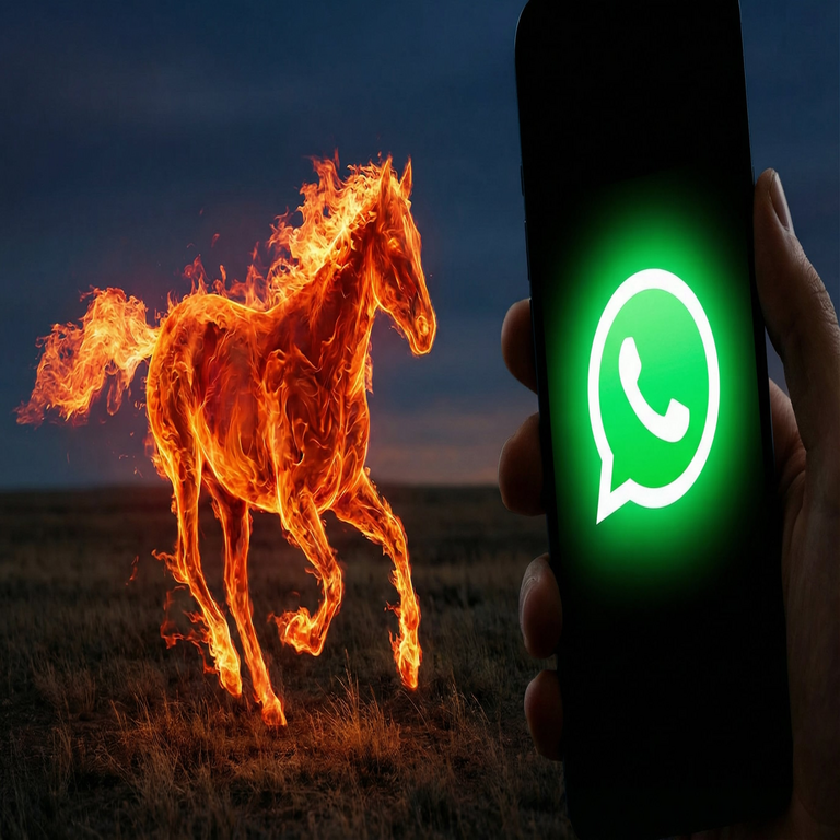 Guía para habilitar el modo Caballo de Fuego en WhatsApp con motivo del Año Nuevo Chino.