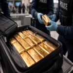 Las autoridades policiales localizan un depósito de lingotes de oro con un valor estimado superior a los 2 millones de euros en el aeropuerto.