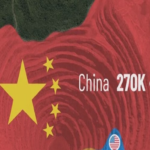 El dominio abrumador de China en la producción de tierras raras durante los últimos 30 años, ilustrado en un gráfico revelador.