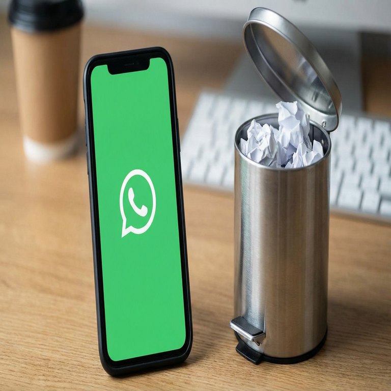 ¿Cuáles son los archivos basura de WhatsApp y el método para borrarlos de la papelera de reciclaje?