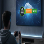 Su televisor inteligente alberga una amplia selección de videojuegos de alta calidad, requiriendo únicamente un control remoto.