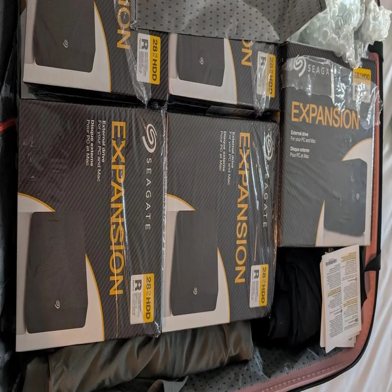 Un ciudadano británico viaja en avión a Nueva York exclusivamente para adquirir diez unidades de almacenamiento de 28 TB, lo que le permite ahorrar 2.300 euros.