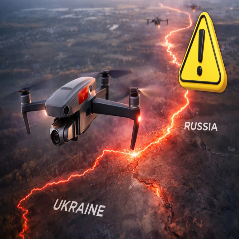 Ucrania genera alertas de seguridad: los drones de origen chino han identificado una nueva ruta para acceder a Rusia.