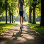 Implicaciones de caminar a un ritmo acelerado de forma constante, según la inteligencia artificial.