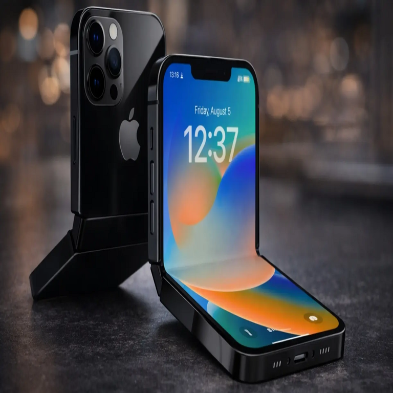 Una reciente filtración del iPhone plegable revela un pliegue inferior a 0,15 mm junto con una pantalla impresionante que presenta marcas visibles prácticamente inexistentes.