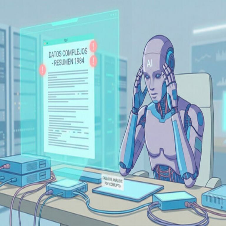 La inteligencia artificial resuelve ecuaciones y genera código, pero persiste en bloquearse con los PDF: la explicación pone de manifiesto sus limitaciones.