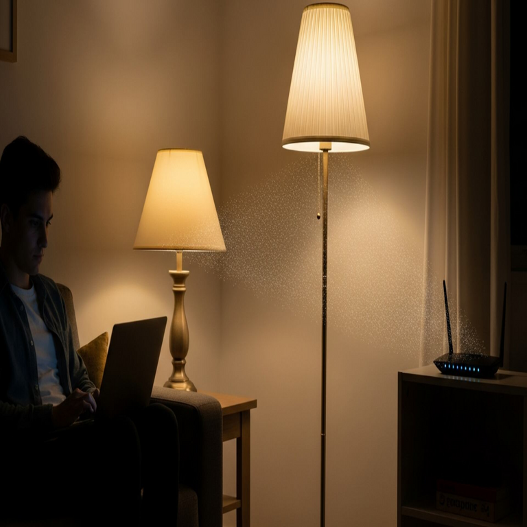 Lámparas que interfieren en la señal Wi-Fi: qué evitar en el hogar para una conexión óptima