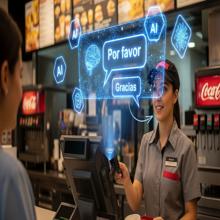 Empresa implementa inteligencia artificial para requerir que sus empleados utilicen expresiones de cortesía como “gracias” y “por favor” en interacciones con clientes.