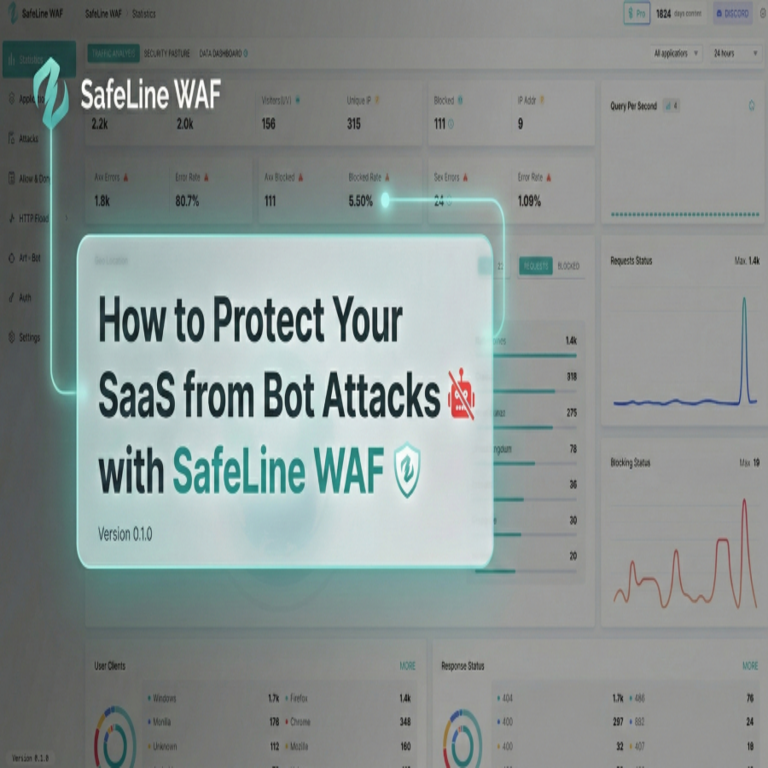 Cómo proteger su SaaS contra ataques de bots mediante SafeLine WAF