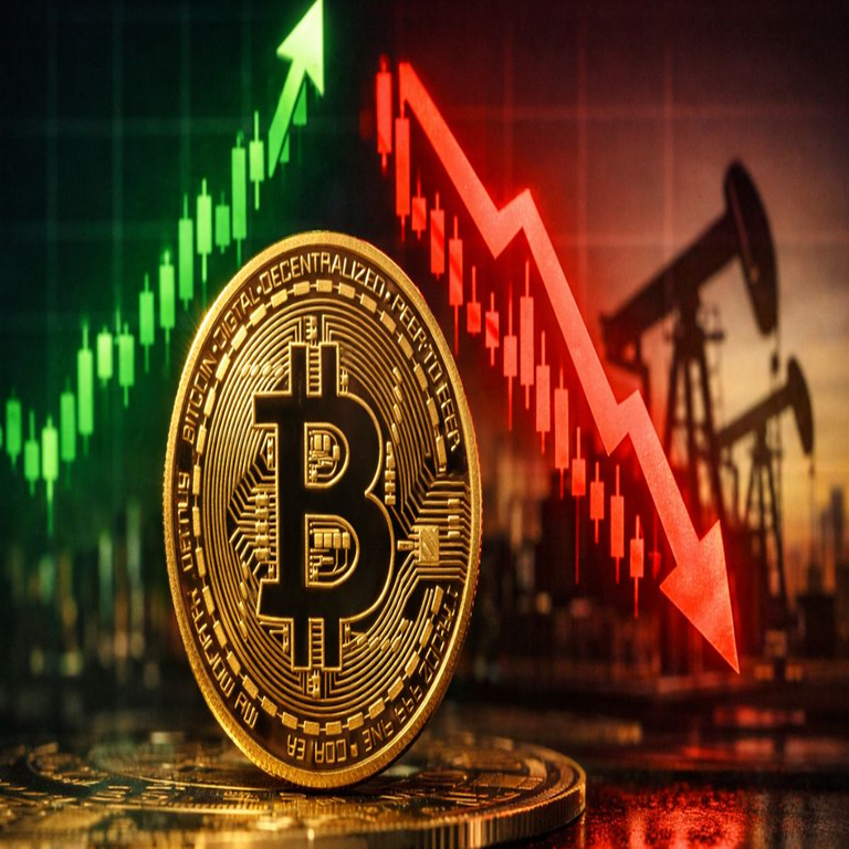 La desaceleración en el incremento de los precios del petróleo beneficiaría a Bitcoin.