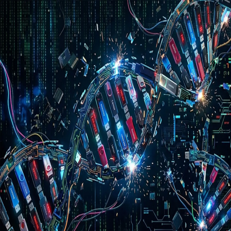 El ADN como el pendrive USB del futuro: de esta forma se propone almacenar tus datos en moléculas